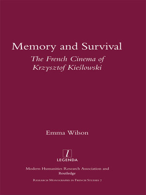 cover image of Memory and Survival the French Cinema of Krzysztof Kieslowski